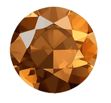 Cognac Colored Diamond