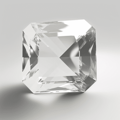 Square cut diamond