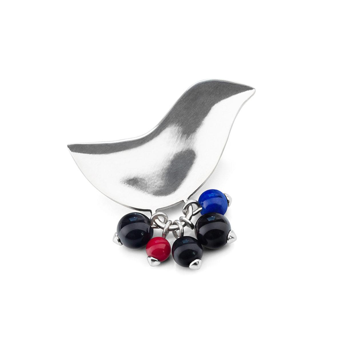 Little Silver Brooch "Berries" - Image 2