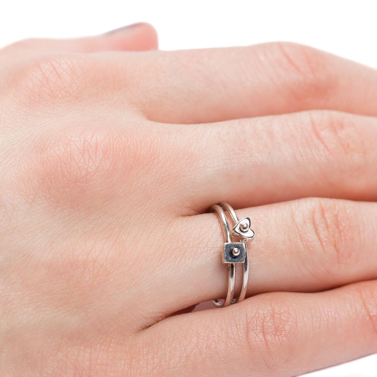 Silver Ring "Nail" - Image 3