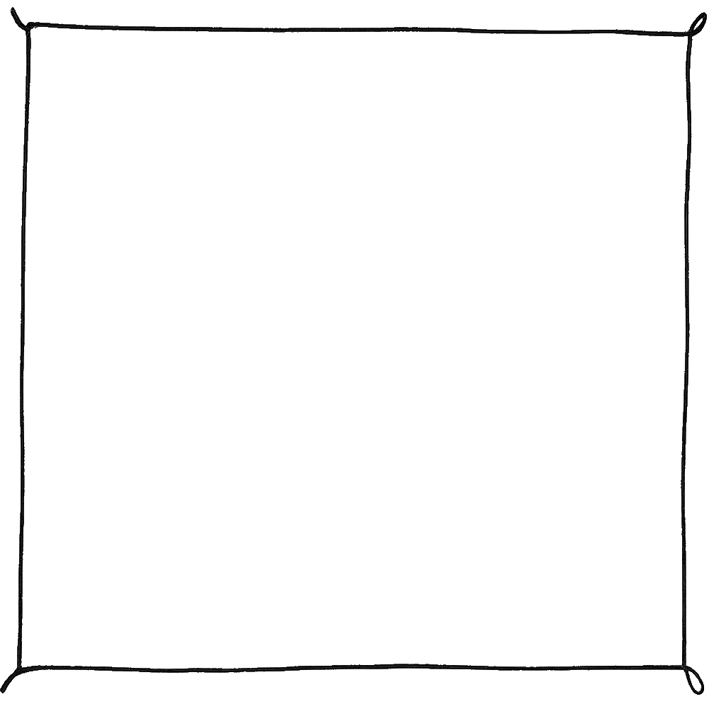 Sketch Border Transparent Thin